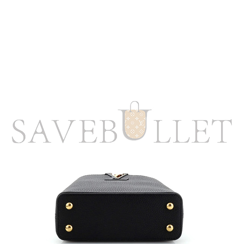 LOUIS VUITTON MASTER TAURILLON SNAKESKIN MINI CAPUCINES BLACK (21*14*8cm)